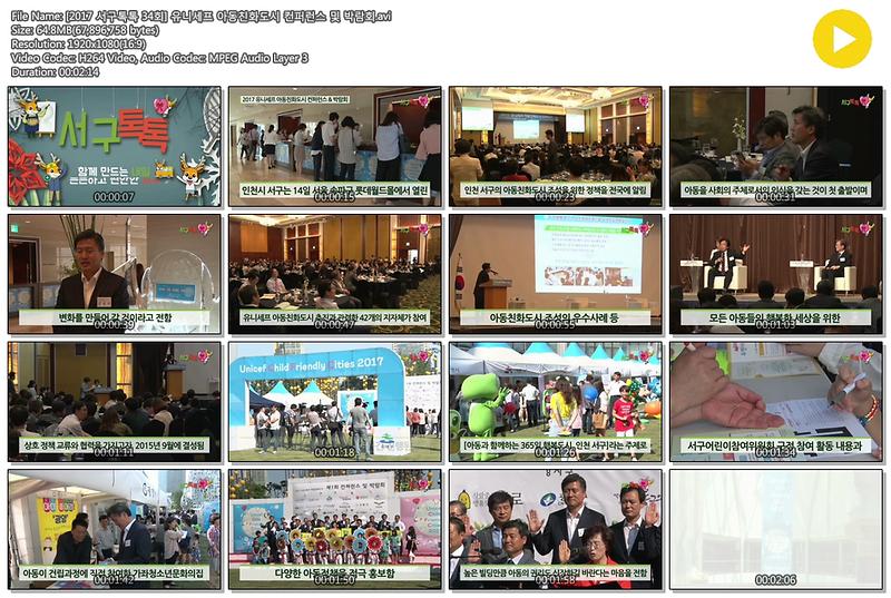 [2017 서구톡톡 34회] 유니세프 아동친화도시 컨퍼런스 및 박람회 사진